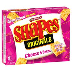Arnott's Shapes Cheese & Bacon 180g