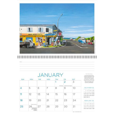 Easy2C 2026 Calendar Art Of Graham Young Booklet NZ Artist Easy2C 2026 Calendar Art Of Graham Young Booklet NZ Artist