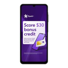 Samsung Galaxy A06 5G with Spark and Skinny Sim Black