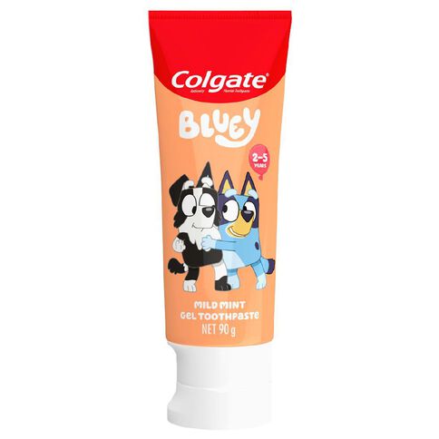 Colgate Kids' Junior Bluey Toothpaste Mild Mint Gel 90g