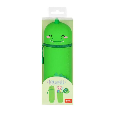 Legami 2-in-1 Silicone Pencil Case Kawaii Dino