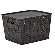 Living & Co Storage Tub Black 18L