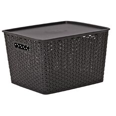 Living & Co Storage Tub Black 18L