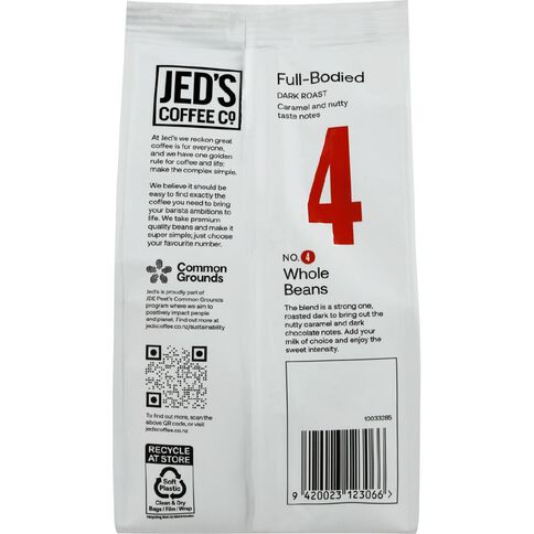 Jed's No.4 Verg Strong Coffee Whole Beans 200g