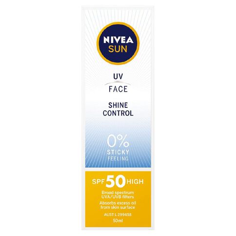 Nivea Sun Face UV Shine SPF50+ Control 50ml