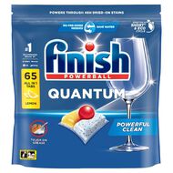 Finish Quantum Dishwasher Tablets Lemon 65 Pack