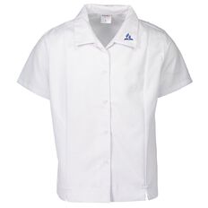 Schooltex SDA Drop Collar Short Sleeve Blouse with Embroidery