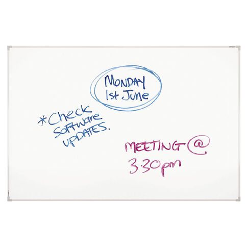 Boyd Visuals Lacquered Steel Whiteboard 1200 x 1800mm