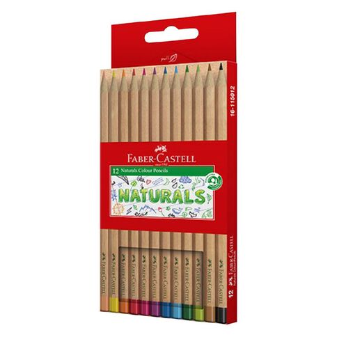 Faber-Castell Colour Pencils Naturals 12 Pack