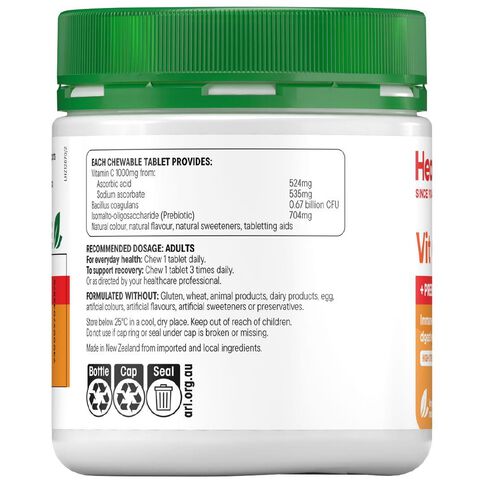 Healtheries Vitamin C 1000mg with Prebiotics Tablets 80s