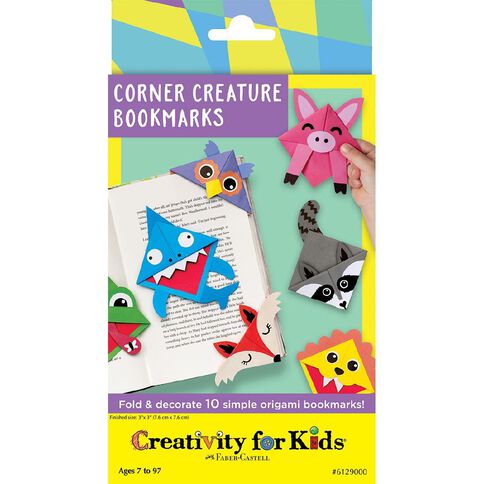 Faber-Castell Creativity For Kids Mini Kits Creature Bookmarks