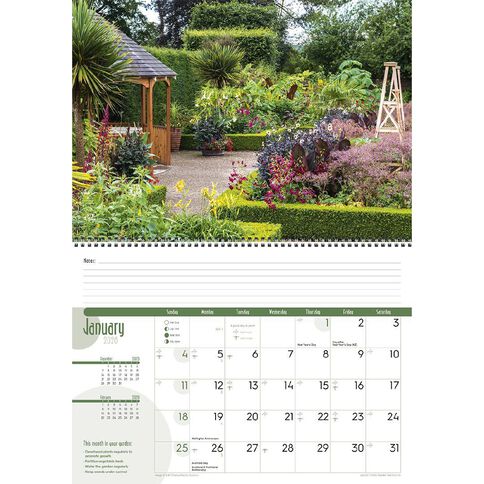 Easy2C 2026 Calendar Garden Sanctuaries Nature Photos