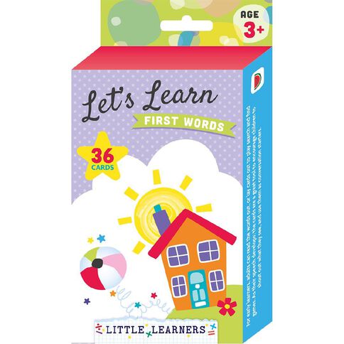 Let's Learn First Words 36 Cards