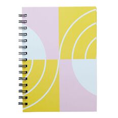Uniti Geo Notebook Spiral Pink A5