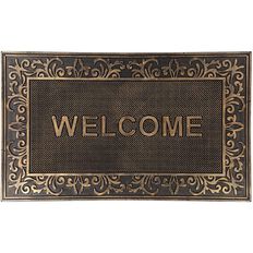 Living & Co Welcome Metallic Door Mat Bronze 45cm x 75cm