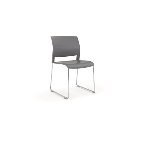 Game Chrome Skid Chair Charcoal
