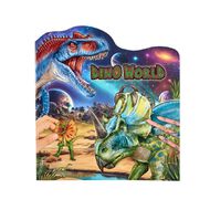 Artwrap Dino World Colour Book Figural Multi-Coloured