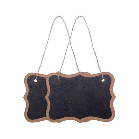 Hanging Mini Chalkboard Sign Braces W 3.25 X H 2.5in