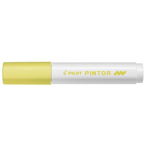 Pilot Pintor Marker Bullet Pastel Medium 4.5mm Tip Yellow