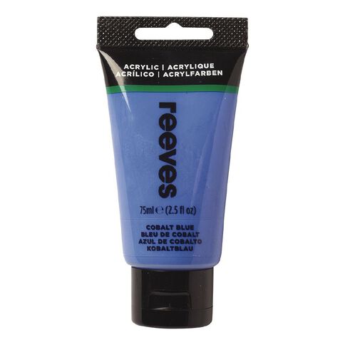 Reeves Fine Acrylic Paint Cobalt Blue 75ml