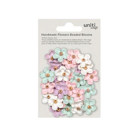 Handmade Flowers Beaded Blooms Multicoloured