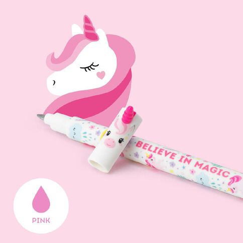 Legami Erasable Pen Unicorn Pink Ink