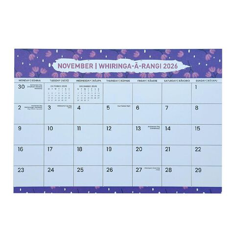 WS 2026 Monthly Planner Magnetic Multi-Coloured