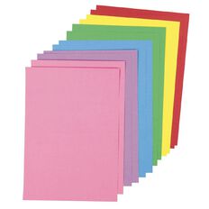 Uniti Value Cardstock 220gsm Brights 12 Pack A3