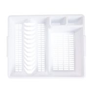 Living & Co Plastic Dish Drainer White One Size
