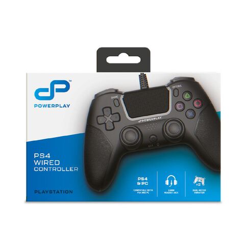 PowerPlay PS4 Wired Controller Black