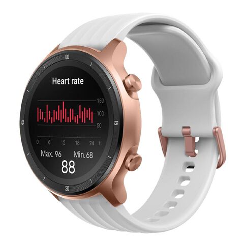 Ryze Flex Smart Watch Pink + White
