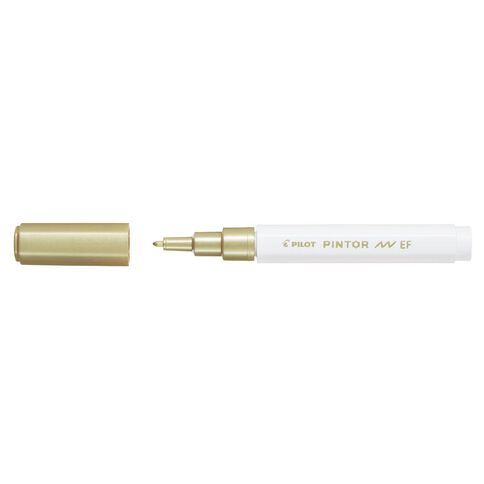 Pilot Pintor Extra Bullet 2.3mm Fine Tip Marker Gold