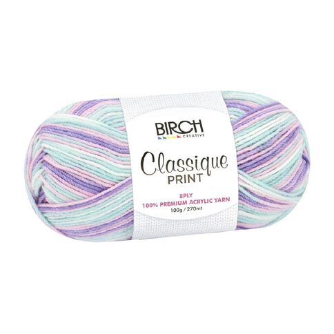 Birch Classique Yarn Prints 100% Premium Acrylic 100G 8Ply Blush