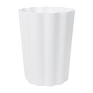 Living & Co Scollop Waste Paper Bin White