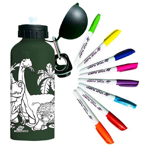 Splat Planet Create Your Own Water Bottle Dinosaurs