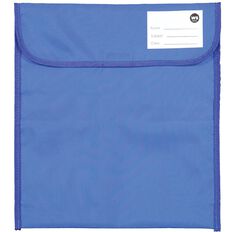 WS Book Bag Zipper Pocket 36cm X 33cm Blue