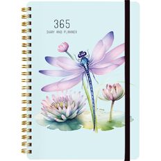 Collins 2026 Diary Day To Page Butterfly Dragonfly Bee Multi-Coloured A5