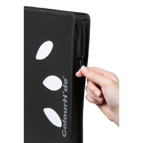 ColourHide My Zip Binder Black