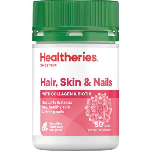 Healtheries Hair Skin & Nails 50 Tablets