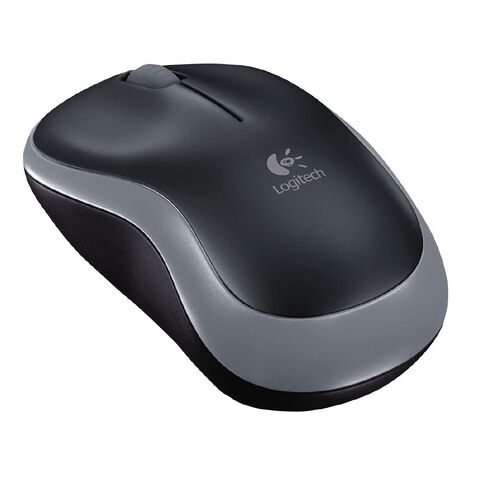 Logitech M185 Wireless Mouse Grey Mid