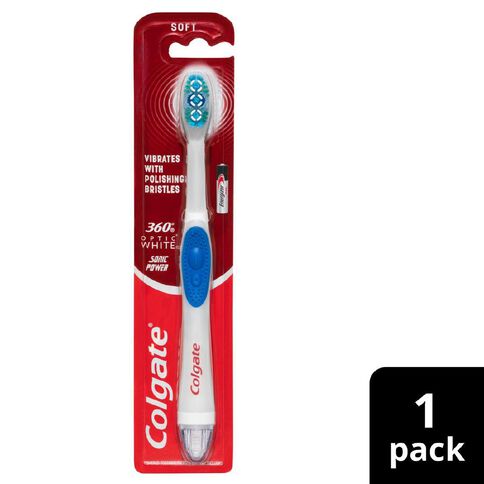 Colgate Optic White Sonic Toothbrush Soft
