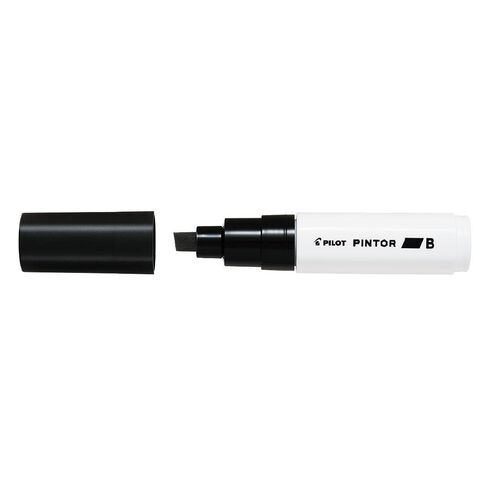 Pilot Pintor Chisel Broad 8.0mm Tip Marker Black Black