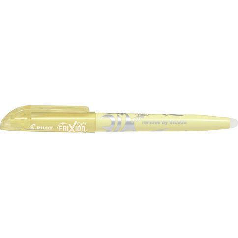 Pilot Frixion Light Pastel Erasable Highlighter Yellow Yellow Mid