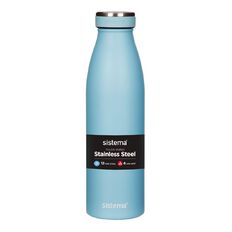 Sistema Stainless Steel Drink Bottle Assorted 500ml