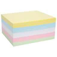 WS Memo Cube Refill Half Size Multi-Coloured