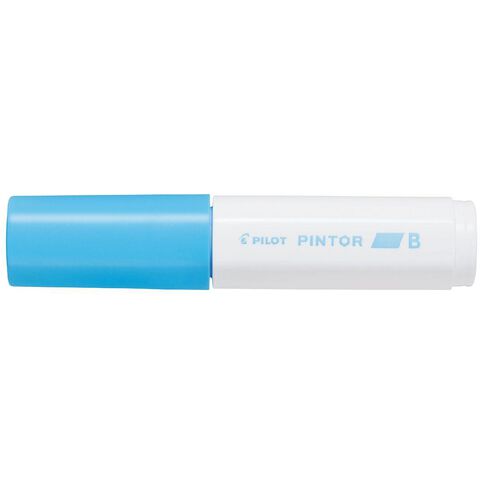 Pilot Pintor Marker Chisel Pastel Broad 8.0mm Tip Blue