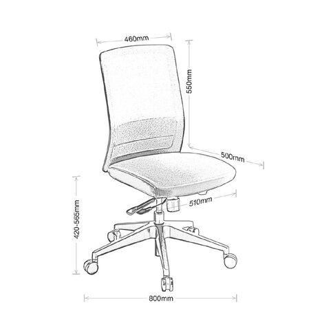 Eden Coach Mesh Highback Chair