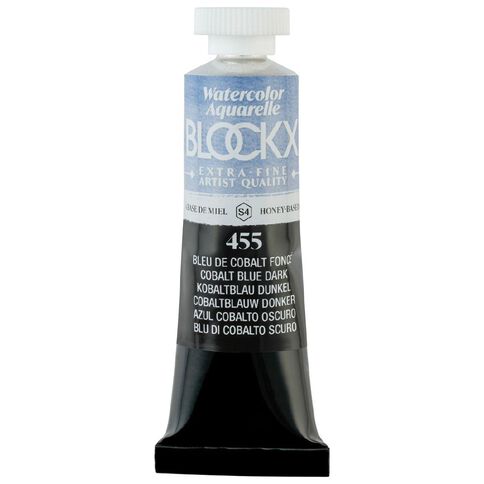BLOCKX Watercolour Tube 15ml S4 455 Cobalt Blue Dark