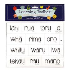 Learning Tool Box Magnetic NZ Maori Numbers Assorted