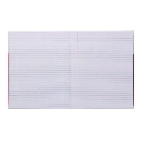 WS Lecture Book 2B5 7mm Ruled Hardcover 94 Leaf Red Mid